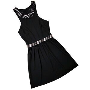Chelsea Studded Women's Black Dress